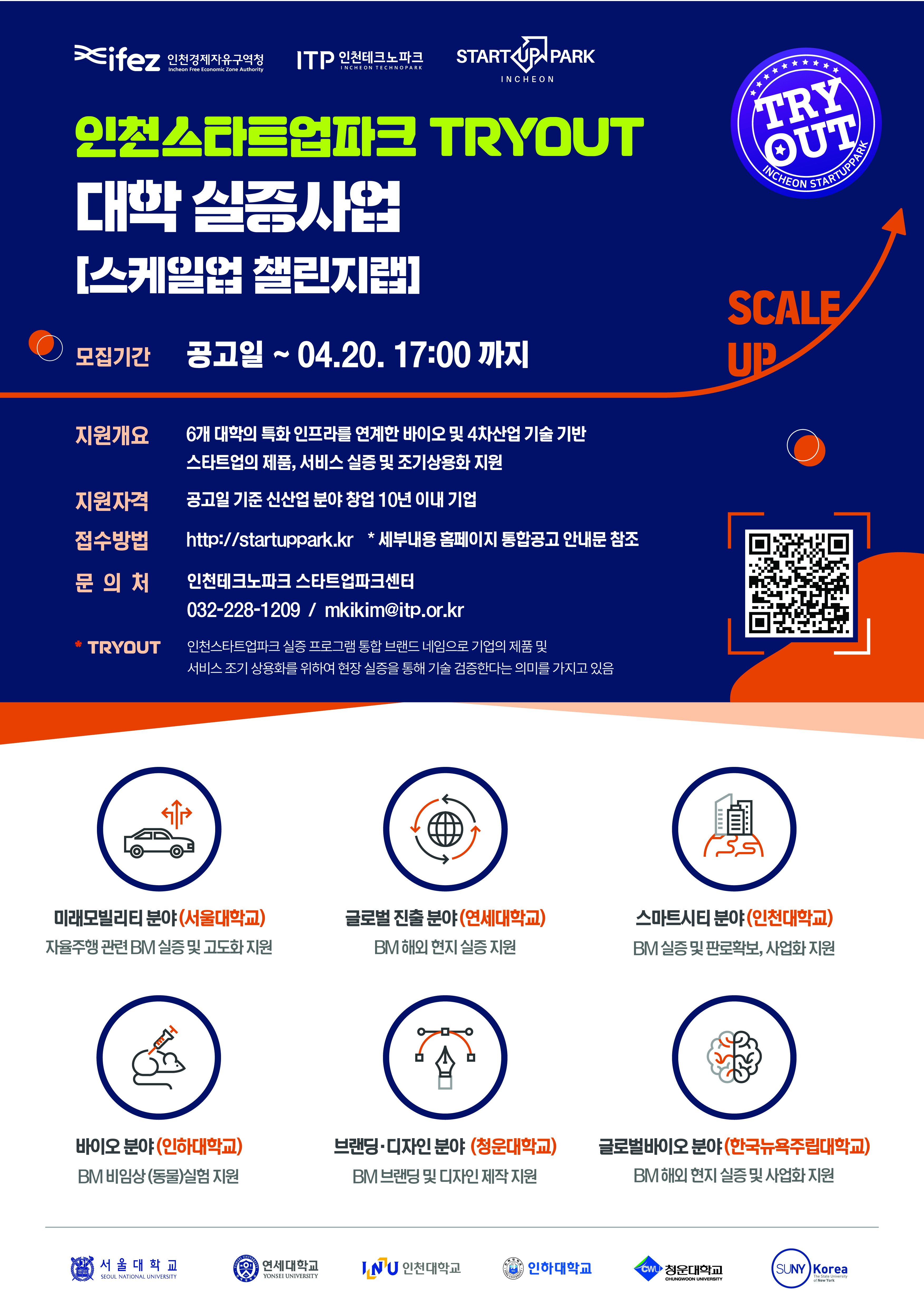 TRYOUT 대학 실증 참여기업 모집